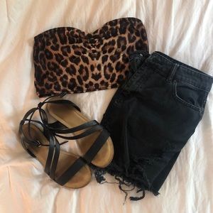 Cheetah Print Crop Top